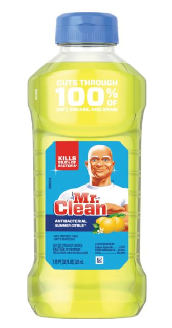 CLEANER MR. CLEAN SUMMER CITRUS 28 OZ LIQUID - Cleaners